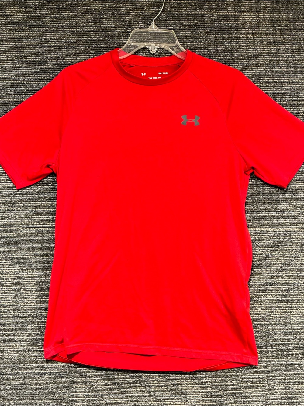 Under Armour Men’s Red Short-Sleeve Performance Tech Tee Sz S